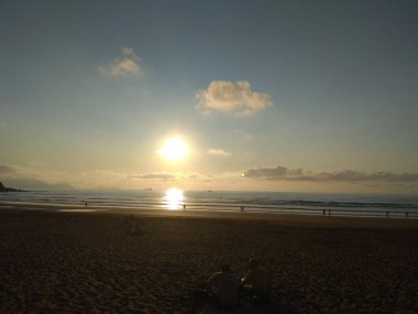 Sopelana, güzel plajları olan bir Biscayan sahil belediyesi. İspanya.