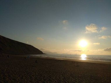 Sopelana, güzel plajları olan bir Biscayan sahil belediyesi. İspanya.