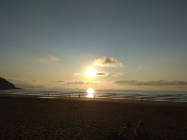 Sopelana, güzel plajları olan bir Biscayan sahil belediyesi. İspanya.