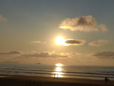 Sopelana, güzel plajları olan bir Biscayan sahil belediyesi. İspanya.