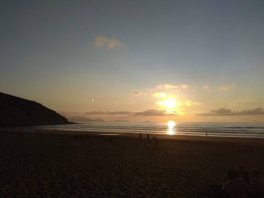 Sopelana, güzel plajları olan bir Biscayan sahil belediyesi. İspanya.