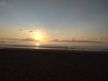 Sopelana, güzel plajları olan bir Biscayan sahil belediyesi. İspanya.