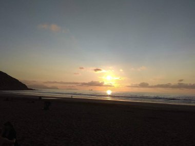 Sopelana, güzel plajları olan bir Biscayan sahil belediyesi. İspanya.