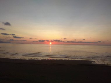 Sopelana, güzel plajları olan bir Biscayan sahil belediyesi. İspanya.