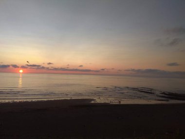 Sopelana, güzel plajları olan bir Biscayan sahil belediyesi. İspanya.