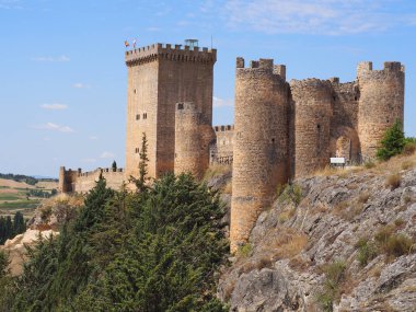 Pearanda de Duero, a municipality with its own castle in the province of Burgos. Spain.