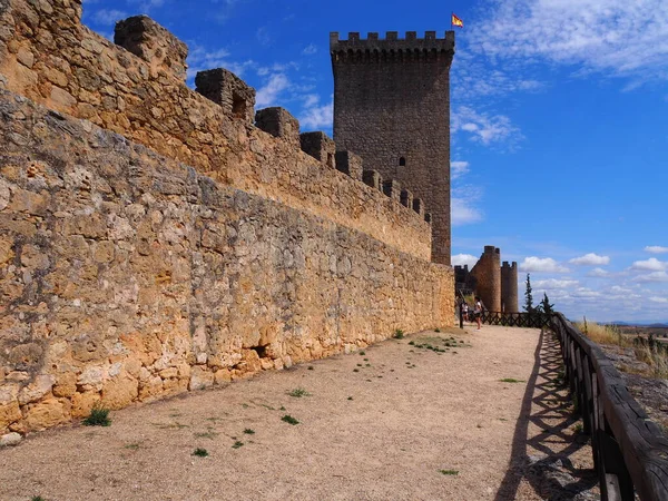 Pearanda Duero Municipality Its Own Castle Province Burgos Spain — стокове фото