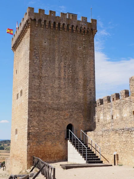 Pearanda Duero Комуна Власним Замком Провінції Бургос Іспанія — стокове фото