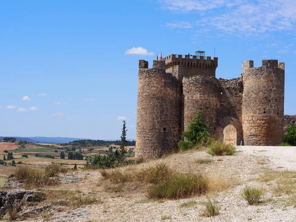 Pearanda Duero Комуна Власним Замком Провінції Бургос Іспанія — стокове фото