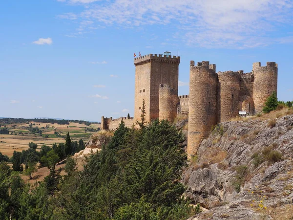 Pearanda Duero Municipality Its Own Castle Province Burgos Spain — стокове фото