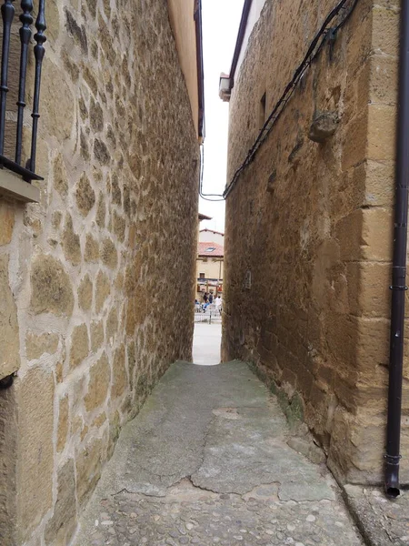 Sajazarra Município Comunidade Rioja Uma Pequena Cidade Com Belo Castelo — Fotografia de Stock