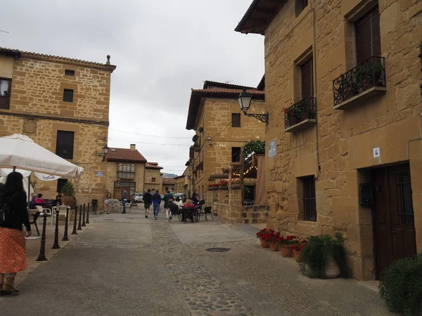 Sajazarra Ένας Δήμος Στην Κοινότητα Rioja Μια Μικρή Πόλη Ένα — Φωτογραφία Αρχείου