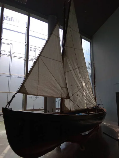 ビルバオ海事博物館 古いEuskalduna造船所に位置しています スペイン — ストック写真