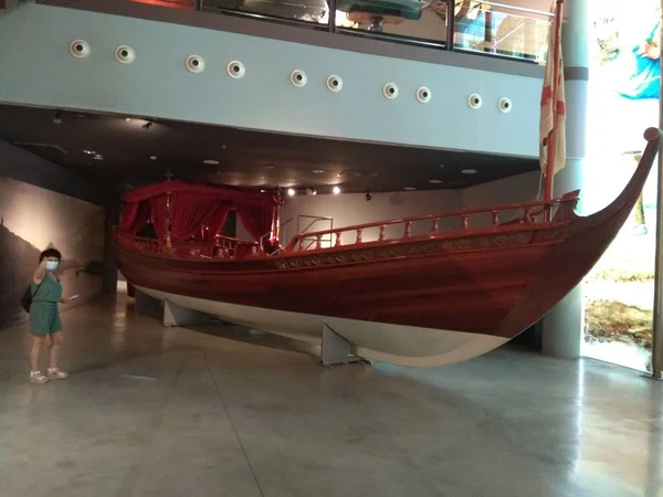 Bilbao Denizcilik Müzesi Eski Euskalduna Tersanesinde Spanya — Stok fotoğraf