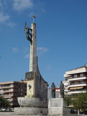 Santoa, Cantabrian belediyesi Buciero Dağı eteklerinde. İspanya.