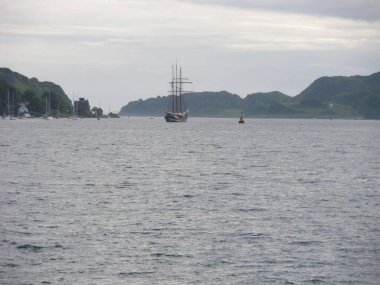 Oban, Inner Hebrides 'e giriş kapısı olarak bilinen bir İskoç kasabası. İskoçya.