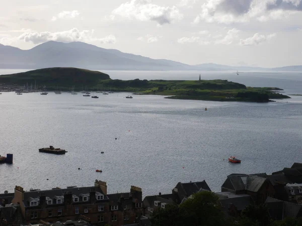 Oban Eine Schottische Stadt Die Als Tor Den Inneren Hebriden — Stockfoto