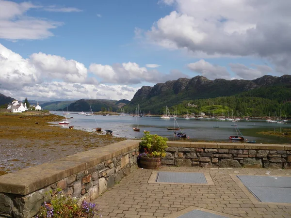 Plockton Pequeño Pueblo Las Tierras Altas Escocesas — Foto de Stock