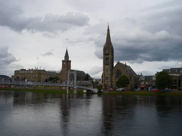 Inverness Capital Cultural Das Terras Altas Escócia — Fotografia de Stock