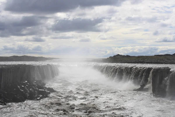 Selfoss Waterval Het Noorden Van Ijsland — Stockfoto