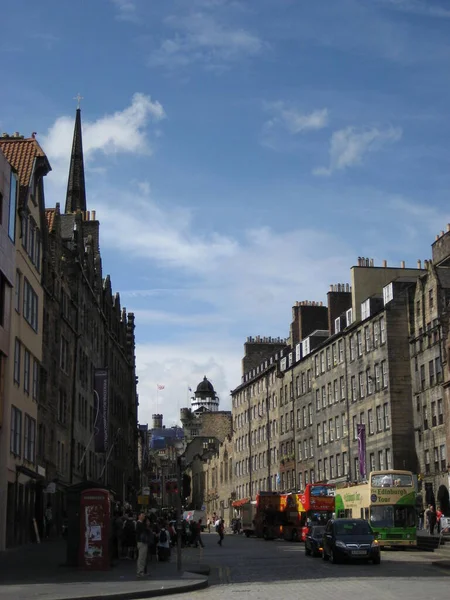 Edimburgo Capital Escocia Con Una Hermosa Ciudad Medieval — Foto de Stock