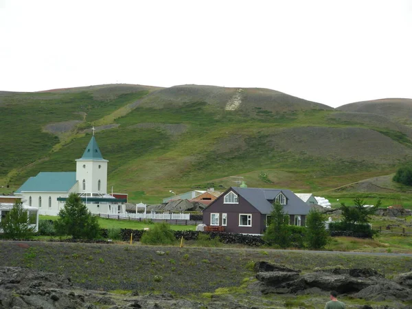 Myvatn Vulkanisk Sjö Belägen Norra Island — Stockfoto