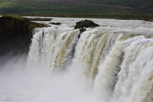 Waterval Van Godafoss Noord Ijsland Bij Akureyri — Stockfoto