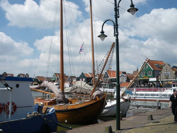 Escapade Marken Tranquillité Entre Canaux Pays Bas — Photo