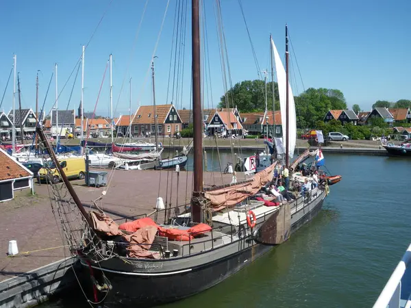 Fuga Marken Tranquillità Tra Canali Paesi Bassi — Foto Stock