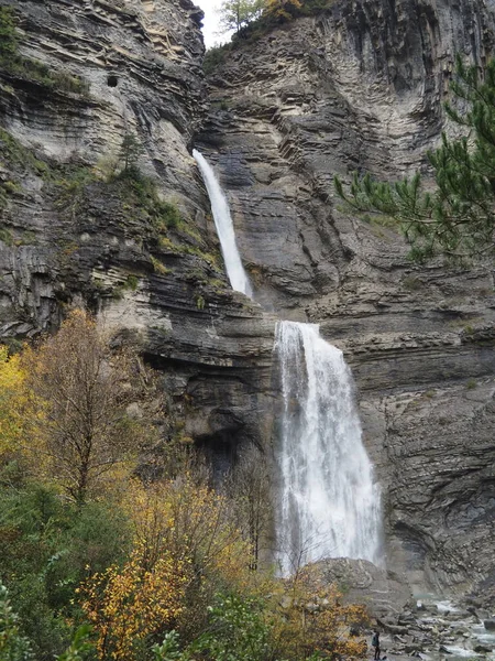 Sorrosal Waterfall Broto Ordesa Area Huesca — Photo