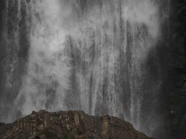 Sorrosal waterfall, in Broto. In the Ordesa area in Huesca.