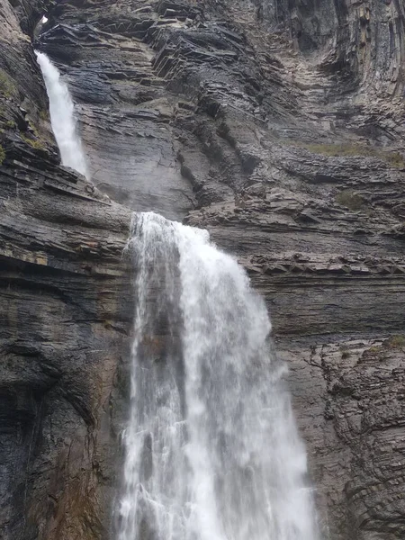Sorrosal Waterfall Broto Ordesa Area Huesca — Fotografia de Stock