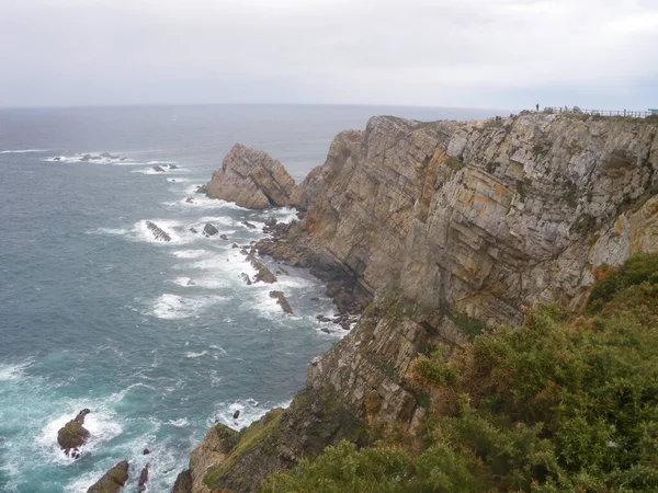 Coast Mountain Asturias Different Beautiful Same Time Spain — Stockfoto