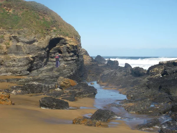 Costa Montaña Asturias Tan Diferentes Bellas Mismo Tiempo España — Foto de Stock