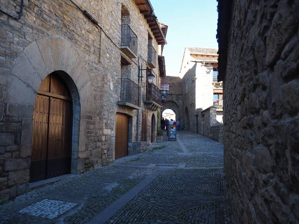 Ainsa Town Province Huesca Spain — Stockfoto