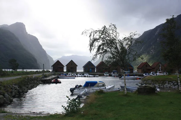 Dirdal Norwegian Municipality Shores Fjord — Stock Fotó