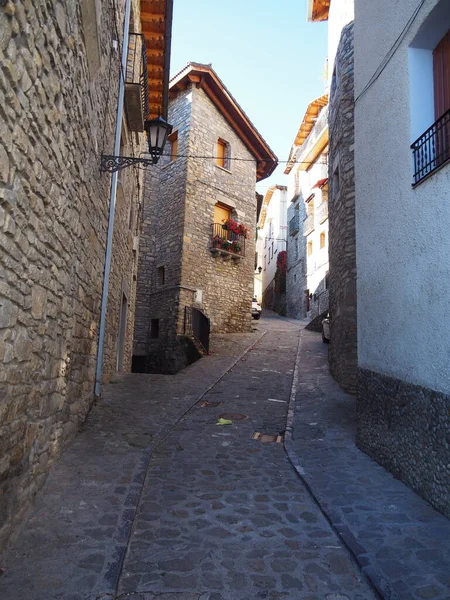 Boltana Town North Province Huesca Spain — Foto Stock