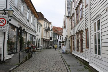 Bergen, Norveç kenti fiyortlar ve dağlar arasında.
