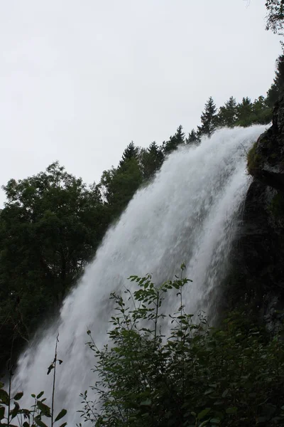 Norway Landscapes Waterfalls Churches — Photo