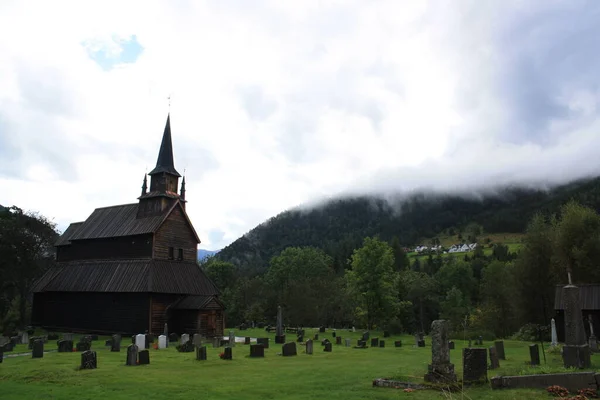 Kaupanger Stave Church One Largest Built 12Th Century Norway — Photo