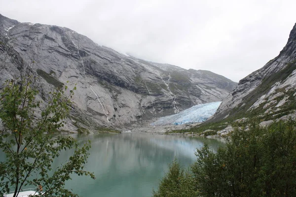 Nigardsbreen Glacier Hiking Trail Reach Foot Glacier Norway — 图库照片