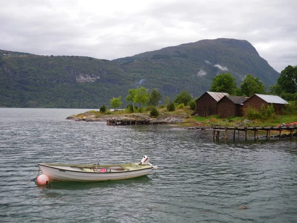 Norway Its Variety Landscapes Lakes Cabins — Stockfoto