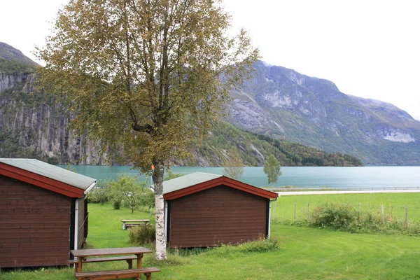 Norway Its Variety Landscapes Lakes Cabins — 图库照片