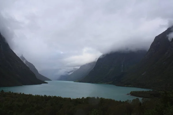 Norwegian Landscapes Lakes Fjords Churches — 스톡 사진