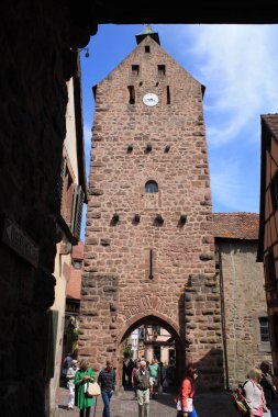 Riquewihr, French town located in the Alsace area.