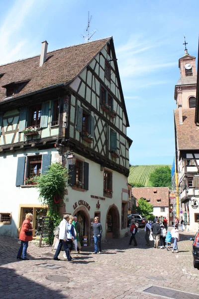 Riquewihr French Town Located Alsace Area — Zdjęcie stockowe