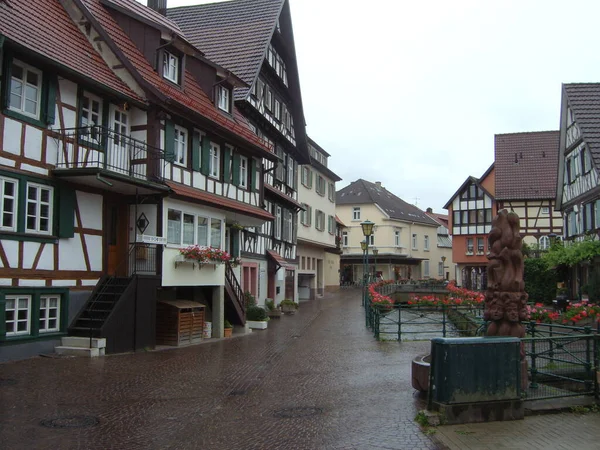Οπενάου Μια Μικρή Πόλη Στο Μαύρο Δάσος Γερμανία — Φωτογραφία Αρχείου