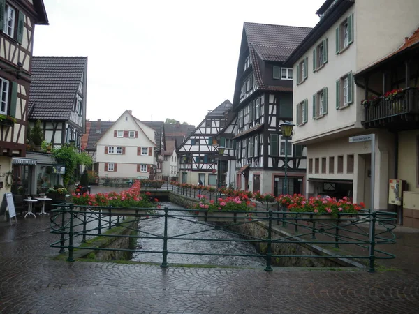 Oppenau Klein Stadje Het Zwarte Woud Duitsland — Stockfoto