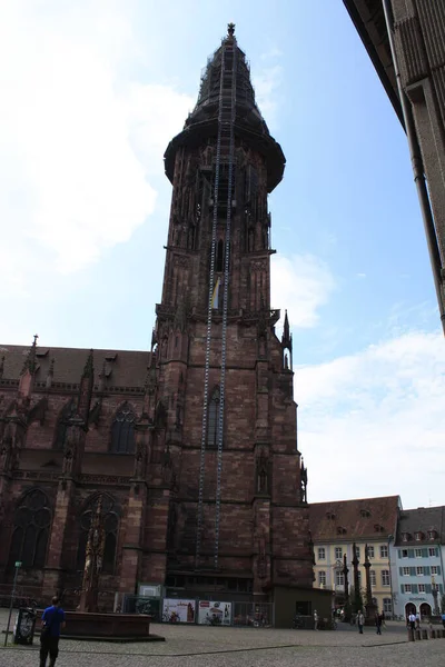 Freiburg City Beautiful Medieval Quarter Middle Black Forest Germany — Stock Photo, Image