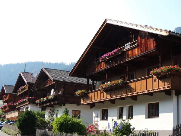 Alpbach Una Città Del Tirolo Austria — Foto Stock